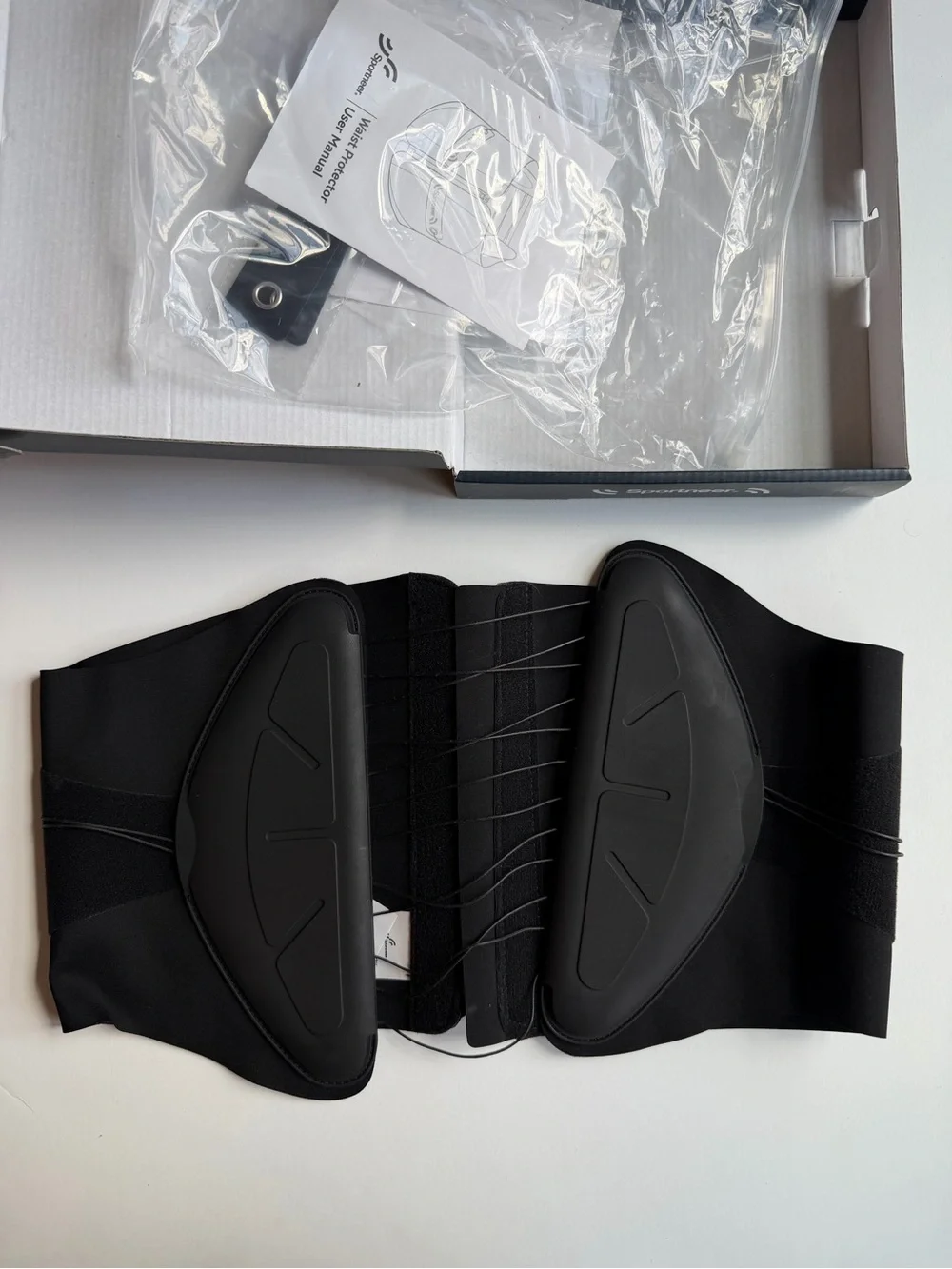 NIB: Waist Protector Support Belt Back Stabilizer — Black